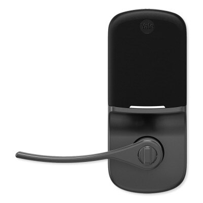 Yale Z-Wave Plus Assure Touchscreen Keypad Lever Lock, Gen5, Black Suede